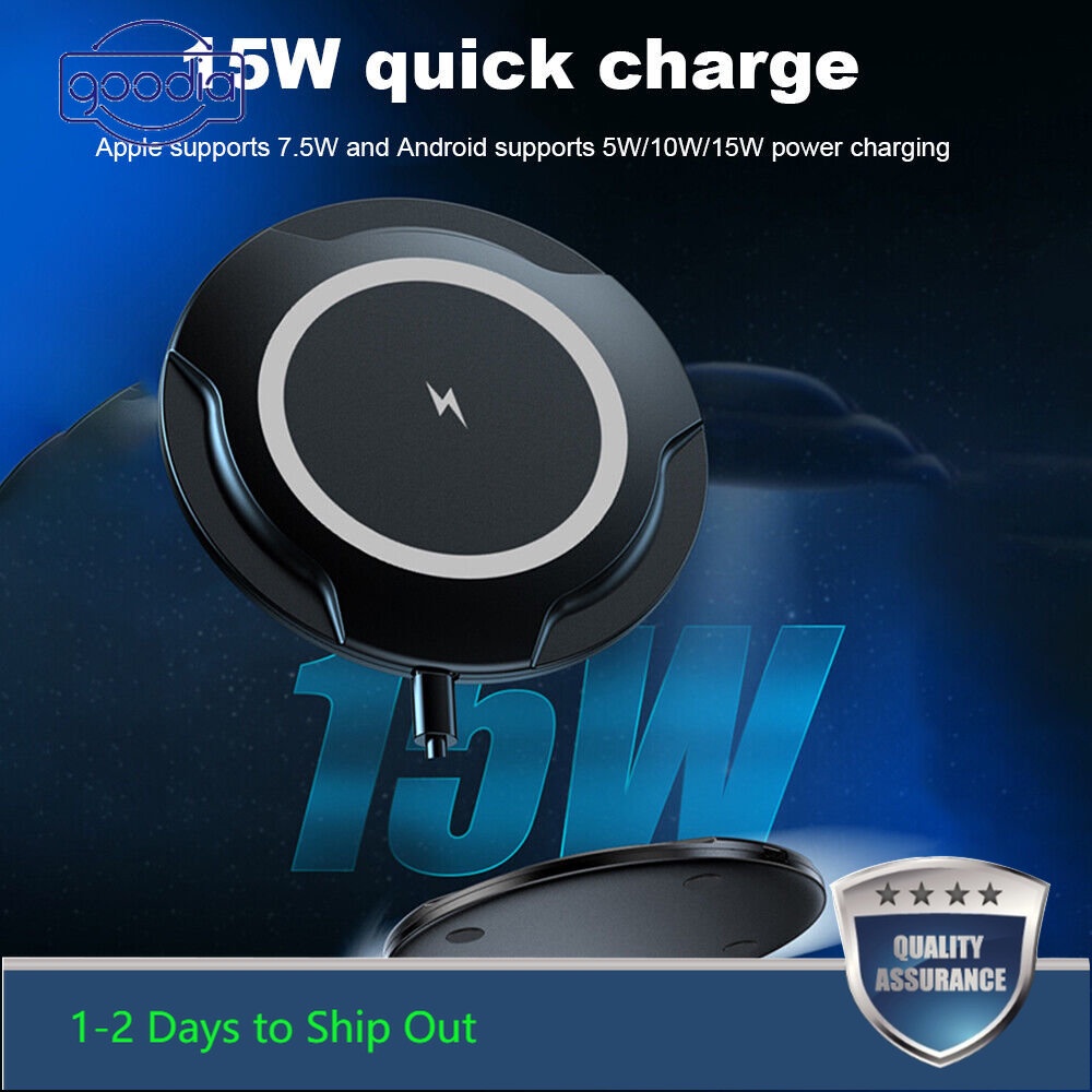 Đệm Sạc Nhanh Không Dây qi 15w Sạc Nhanh Cho Tai Nghe samsung iphone Và Đồng Hồ note