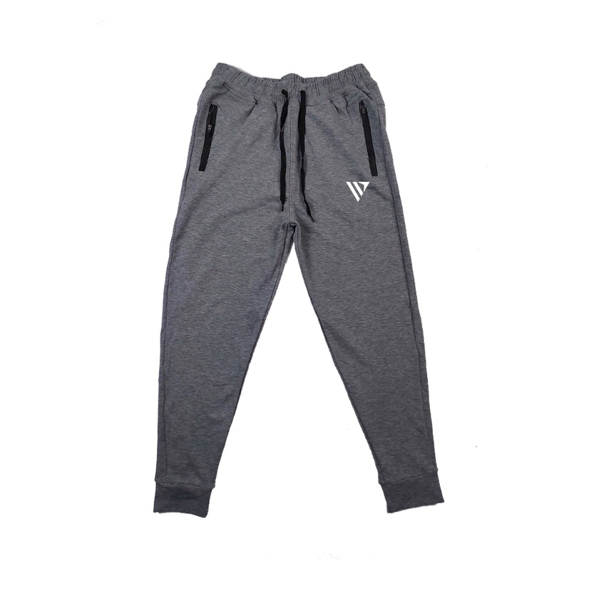 Quần Jogger Nam Nữ Vermos Icon Logo Gray
