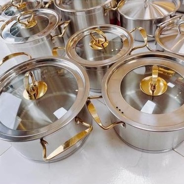 Bộ Nồi Đa Năng 3 Món Inox Đức Cao Cấp Dễ Dàng Vệ Sinh Và Truyền Nhiệt Nhanh