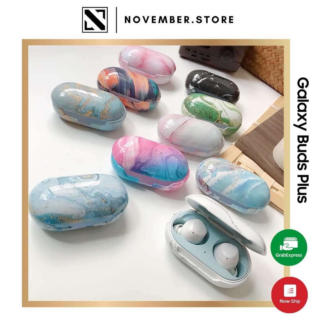 Ốp case tai nghe Galaxy Buds Plus / Buds+ / Buds Plus hoạ tiết đá thạch anh