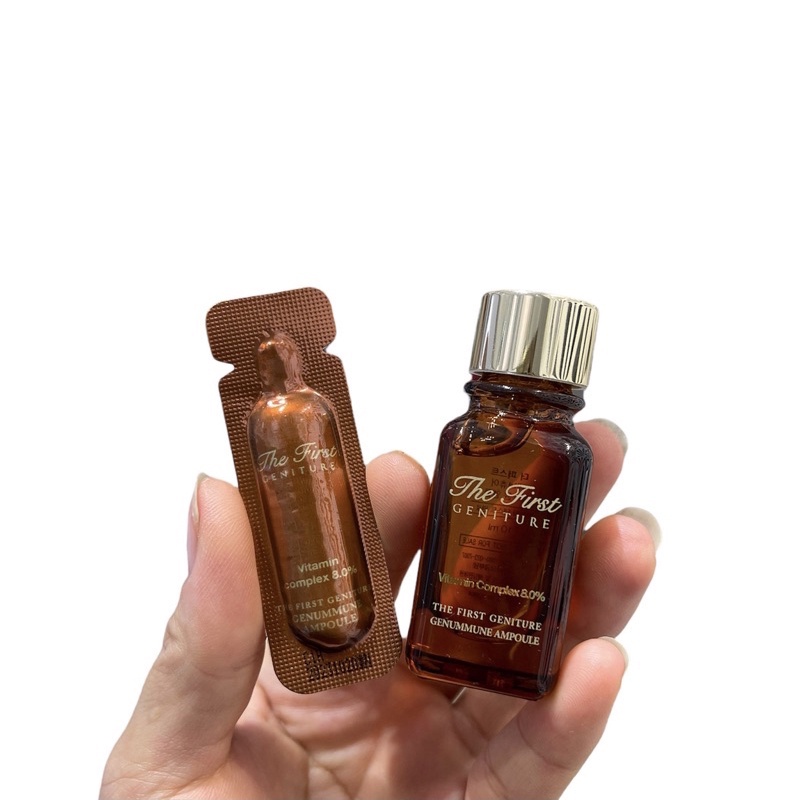 Combo 10 Sample tinh chất Vitamin C chống oxy hóa, dưỡng trắng, mờ thâm nám Ohui The First