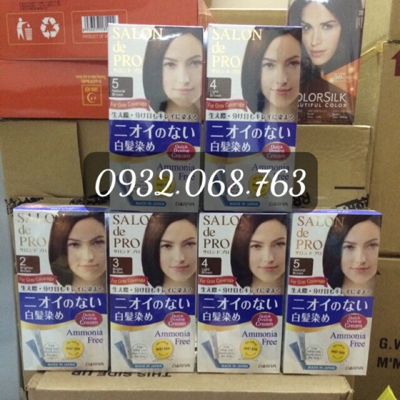 Nhuộm phủ bạc Salonpro