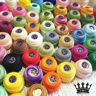 3/4 (HN) CROWN Cuộn sợi DMC Brilliant Tatting Cotton No80
