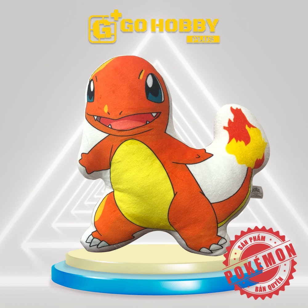 POKEMON | Gối tựa lưng Pikachu - Fushigidane - Hitokage - Zenigame