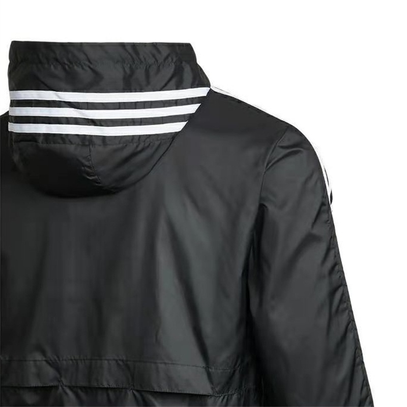 Áo Khoác Hoodie Adidas 100% Chính Hãng Kẻ Sọc Khô Nhanh Chống Nước Cho Nam Và Nữ