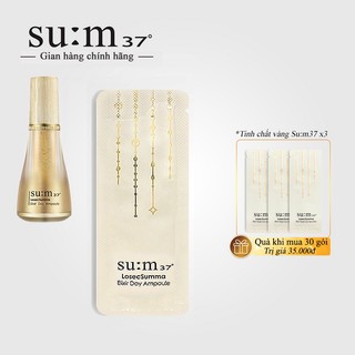 [30 gói] Tinh chất vàng Su:m 37 Losec Summa Elixir Day Ampoule - Tinh chất vàng ban ngày Sum