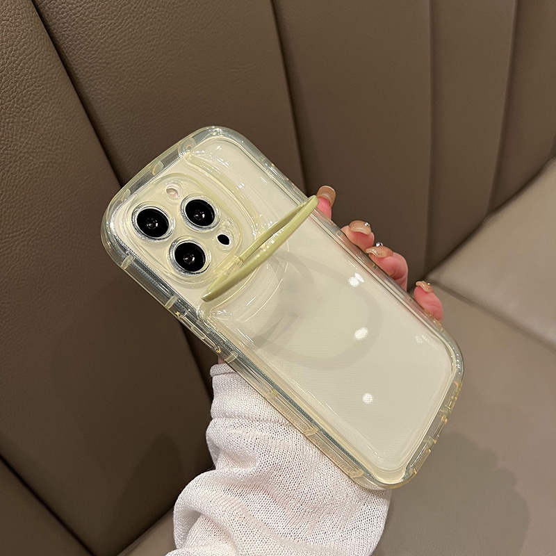 Ốp ĐiệN ThoạI MềM Có NhẫN GàI Cho iPhone 14 13 Pro Max Plus