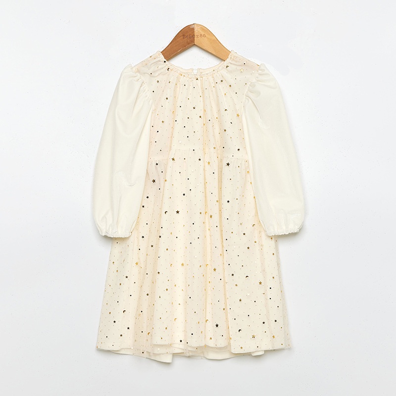Váy nhung voan lấp lánh Bebezoo cho bé gái BEB4OP105