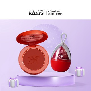 Combo makeup Horus phấn má + mút