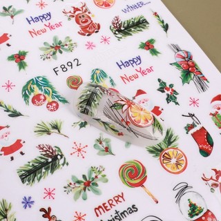 Sticker Dán Móng Họa Tiết Chim Cánh Cụt 3D