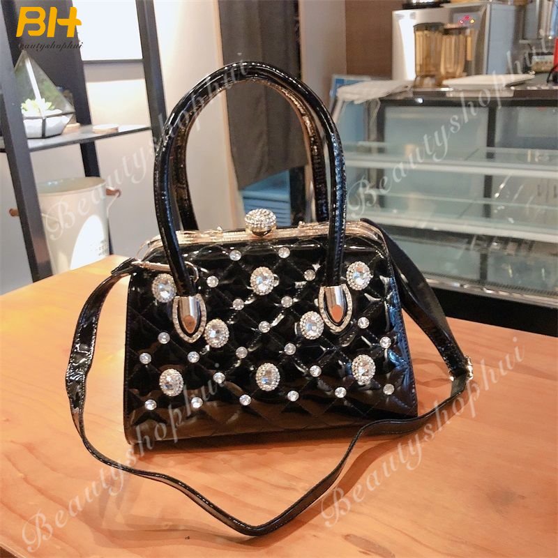 Túi Xách Đính Đá Kim Cương Sức Chứa Lớn Đa Năng Thời Trang Cho Nữ