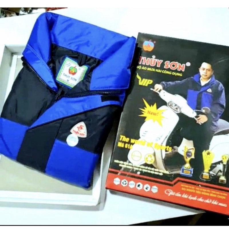 bộ áo mưa 2 lớp thuỷ sơn A61