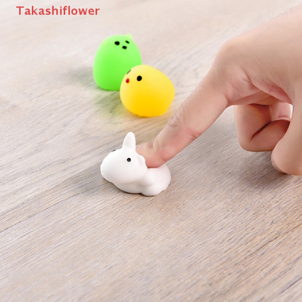 (Takashiflower) Đồ Chơi Nắn Bóp Đàn Hồi Giảm stress Hình Động Vật Dễ Thương Thay Đổi Màu Sắc 96 Mẫu
