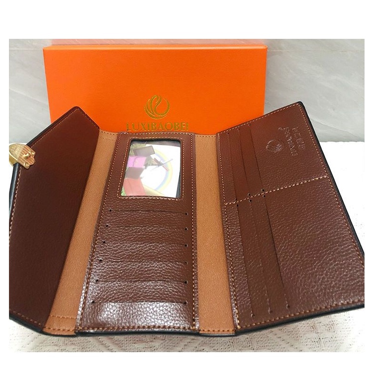 Ví Da Dáng Dài Đa Năng Thiết Kế Đơn Giản Thời Trang Cho Nữ