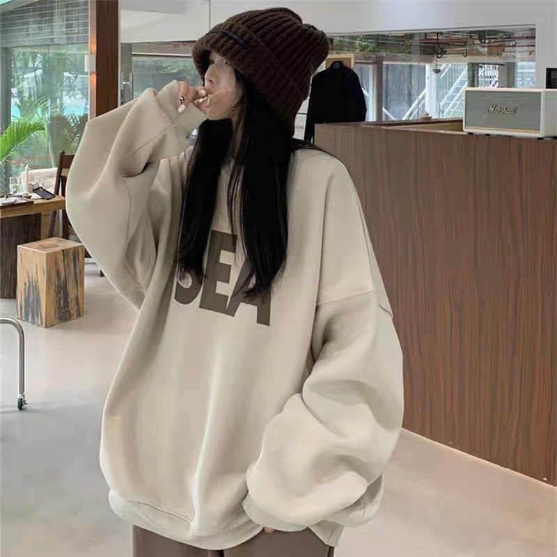 Áo Sweater unisex mặc đôi cho cặp nam nữ dành tặng người yêu phong cách hàn quốc kiểu dáng basic ulzzang thời trang