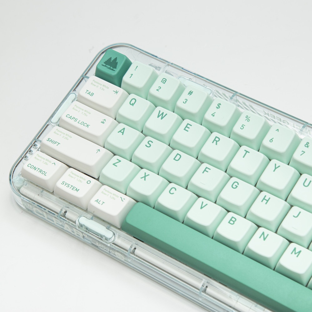 Lost Forest Keycaps MDA Profile Xanh Anime PBT Dye Sub Bàn phím cơ Keycap