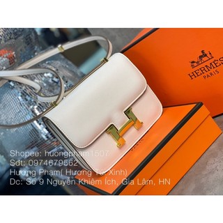 (SALE) TÚI CHỮ H SIZE 19 2 NGĂN FULLBOX