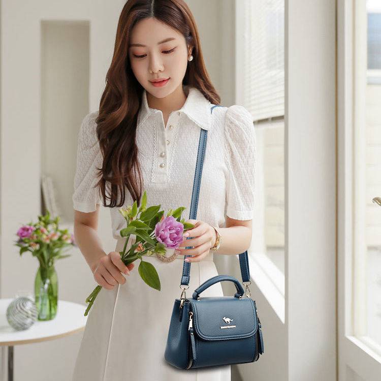 Túi Đeo Chéo Vai Bằng Da Bò Thời Trang Mới Năm 2021 Sành Điệu Cho Nữ