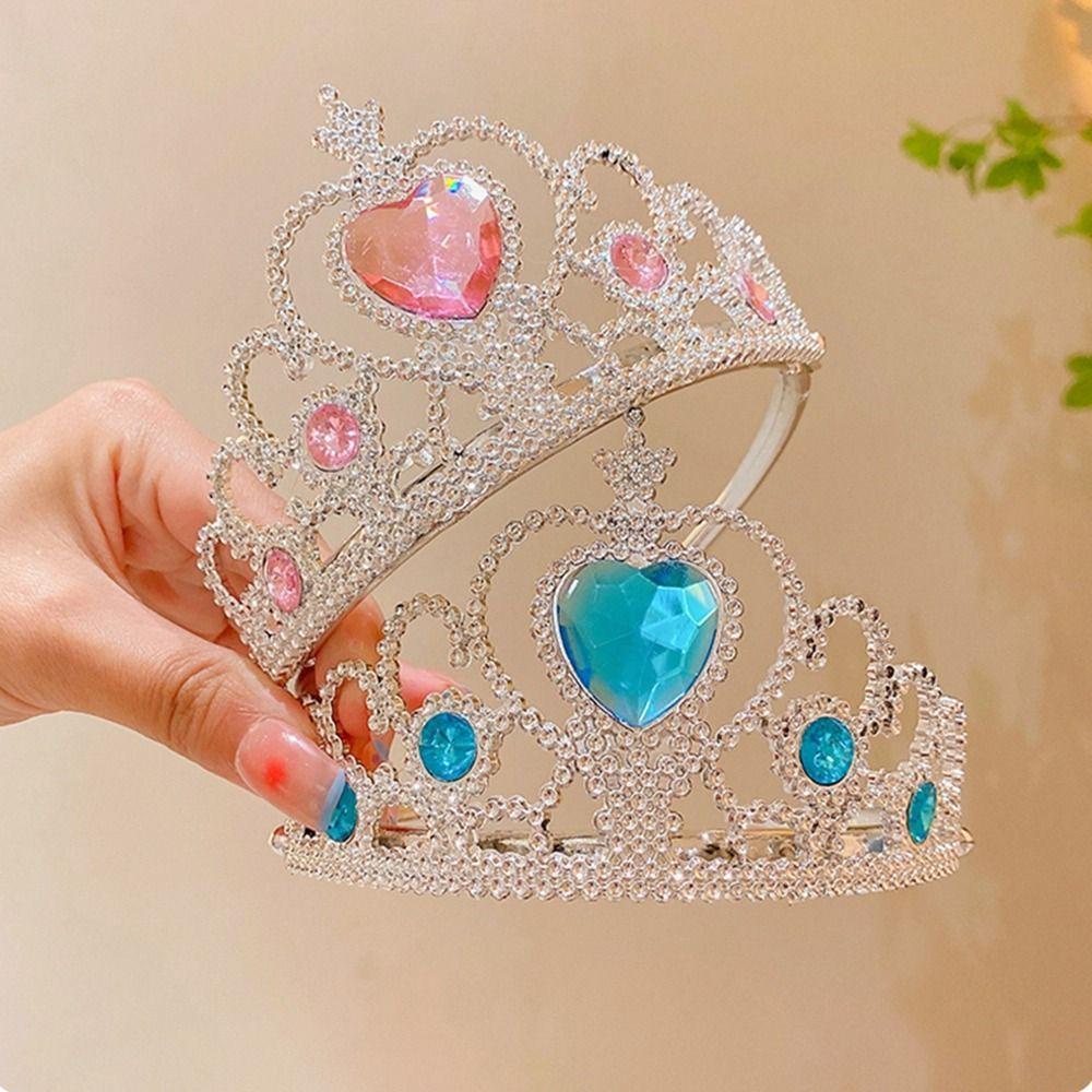 Băng Đô Cài Tóc Giả Thắt Bím Hóa Trang Hình Vương Miện Phong Cách Hàn Quốc Dễ Thương Cho Bé Gái