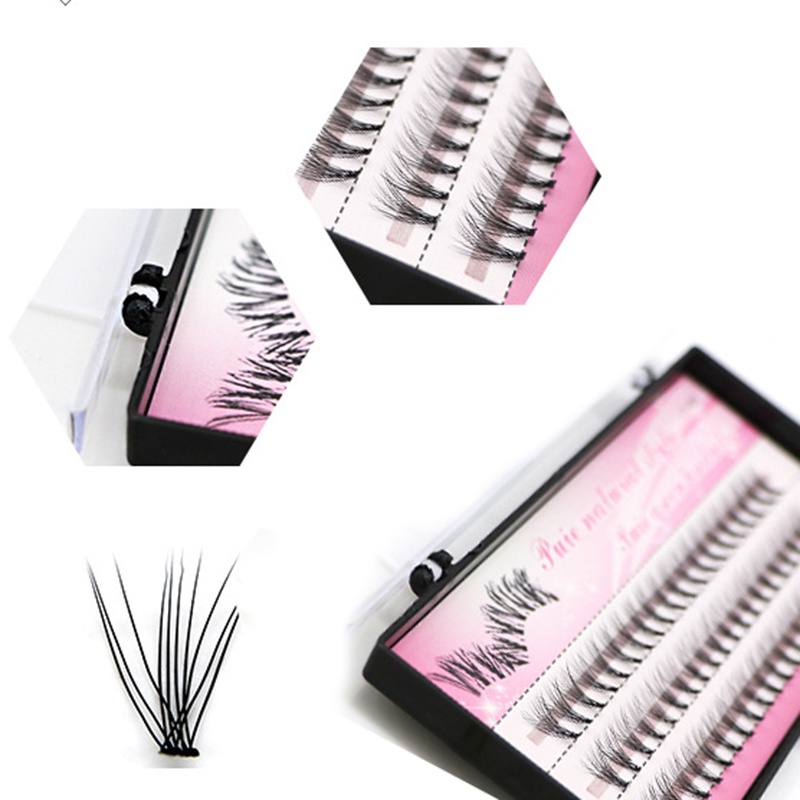 Lông Mi Giả 10D Màu Xanh Lá Tự Nhiên Chất Lượng Cao