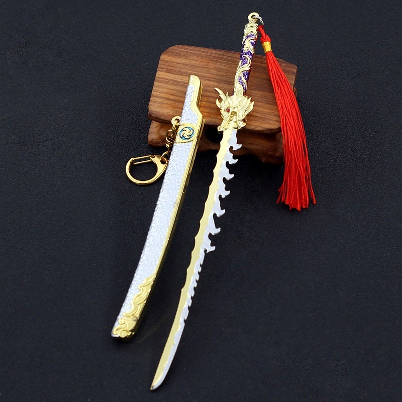 Mô hình Kiếm Rồng Vĩnh Kiếp Vô Gian Naraka Bladepoint Dài 22cm Kim Loại Cao Cấp Mô hình trưng bày trang trí