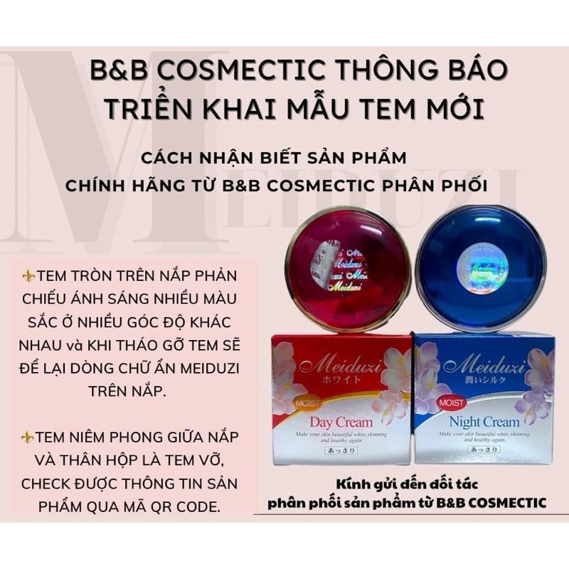 Kem meiduzi tem B&B Nhật Bản ngày và đêm 20gr