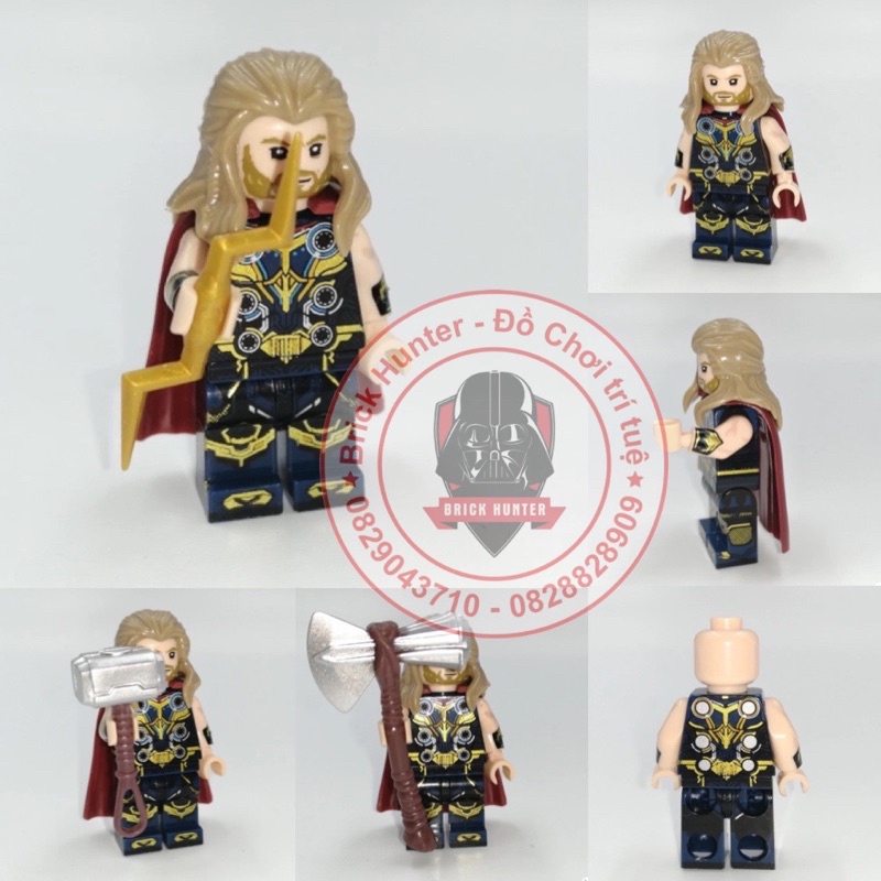 TV6201 minifigures Marvel Superheroes Avenger mô hình lắp ráp các nhân vật siêu anh hùng ironman thor captain america