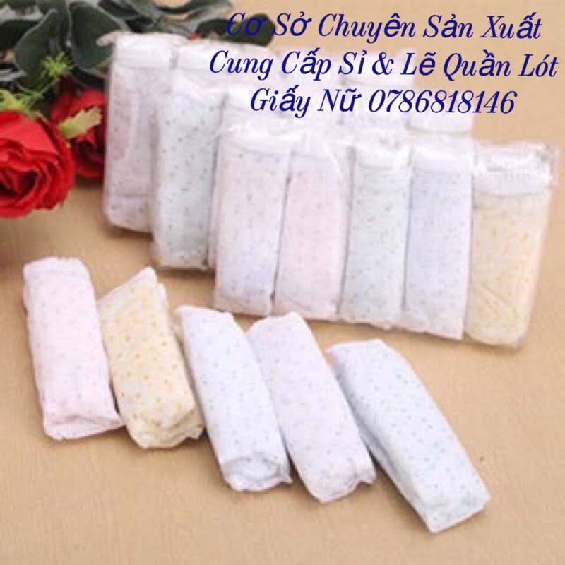 Quần Lót Giấy 1 gói 5 chiếc (MSP: Đáy Cotton - 2lớp đáy)