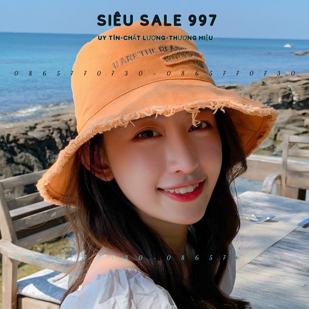 MŨ VÀNH QC VÁ CHỮ TUA NHẸ CÓ GỌNG DỄ ĐIỀU CHỈNH FORM ĐẸP