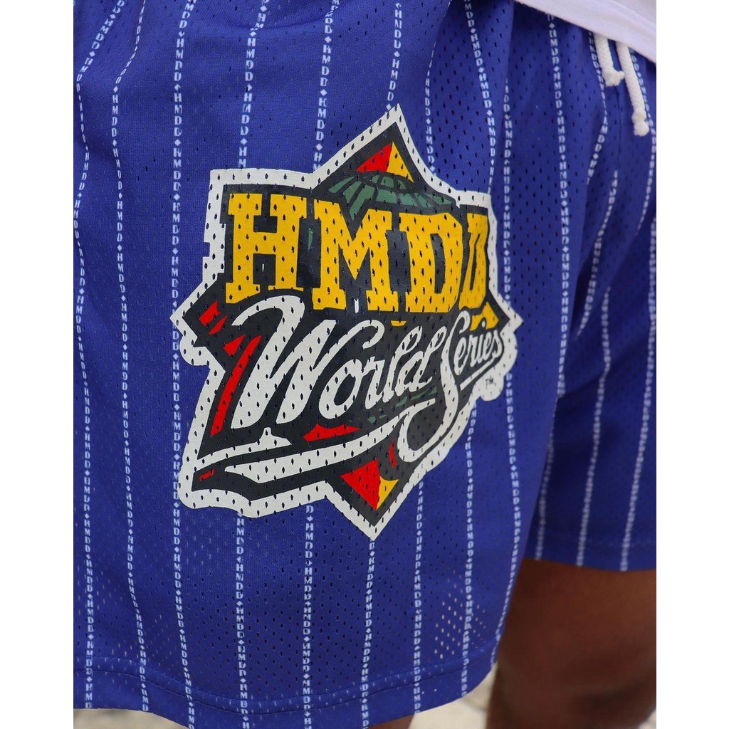 Quần Short Bóng Chày Phối Lưới Nhanh Khô Phong Cách Đường Phố Mỹ Thời Trang Mùa Hè Cho Nam Và Nữ