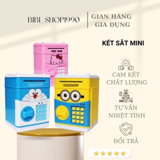 Két sắt mini cho bé đựng tiền - Két sắt mã số thông minh cho bé tiết kiệm tiền