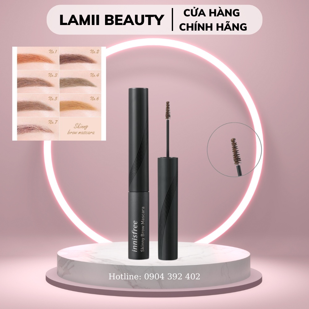 MASCARA MÀY INNISFREE SKINNY BROW MASCARA bản mới 2022 - LAMII BEAUTY