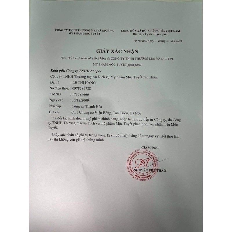 Serum moc tuyet giam mun giam tham