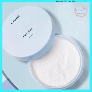 Phấn phủ dạng bột không màu Kiềm Dầu Hiệu Quả Etude Sebum Soak Powder 5g