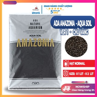 Phân nền thủy sinh – nền ada amazonia - aqua soil ver.1 - chữ vàng – tép xinh aqua