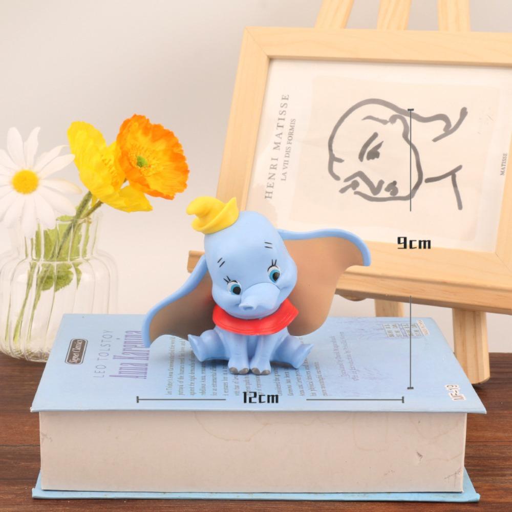 DARNELL Mô Hình Voi Dumbo Bằng PVC Trang Trí Bánh Kem