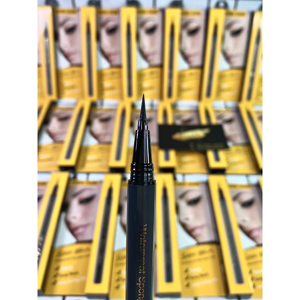 Bút Kẻ Mắt Nước Không Trôi Sivanna Super Black Eyeliner Màu Đen