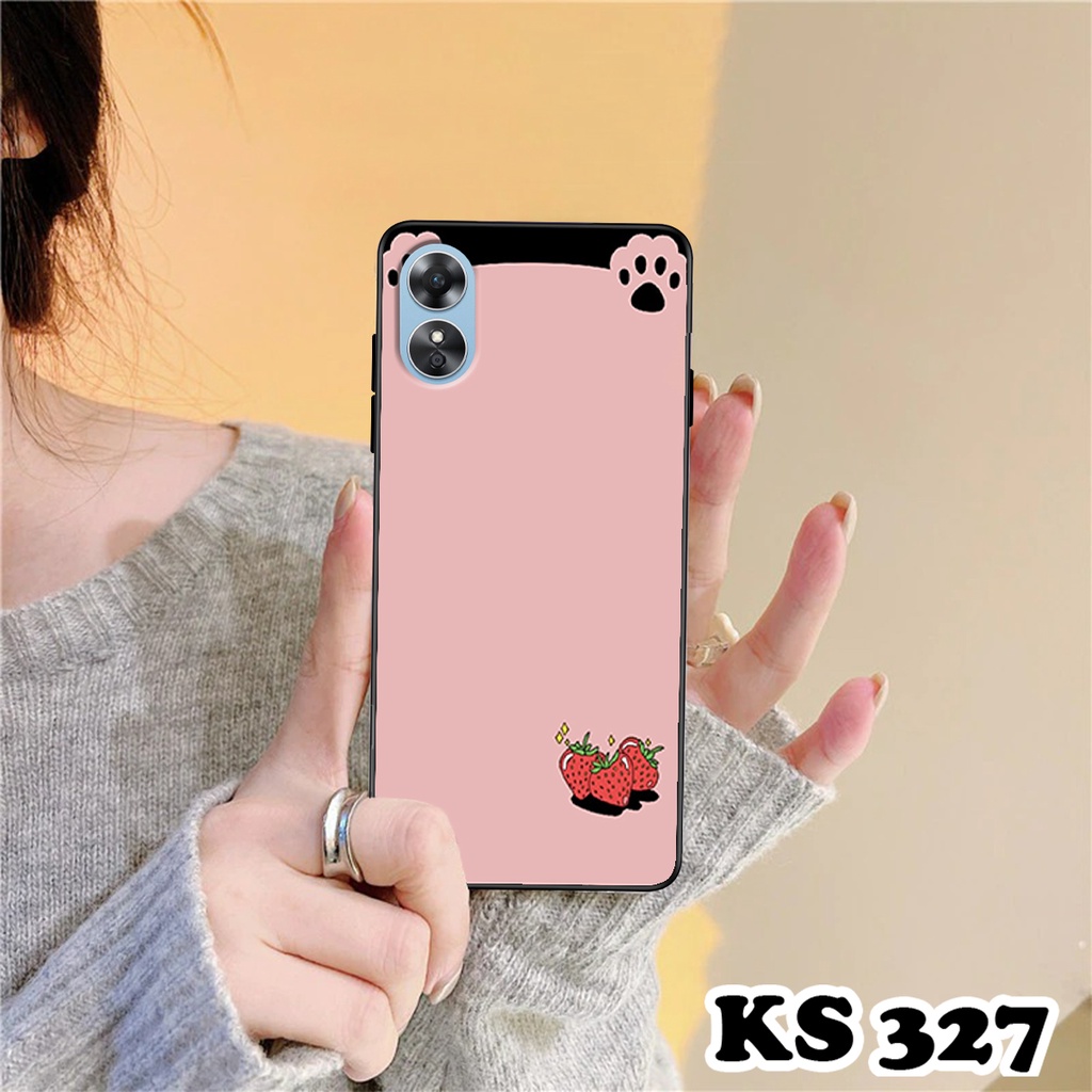 Ốp lưng Oppo A17 - A17k in hình tai thỏ - Chất liệu TPU cao cấp