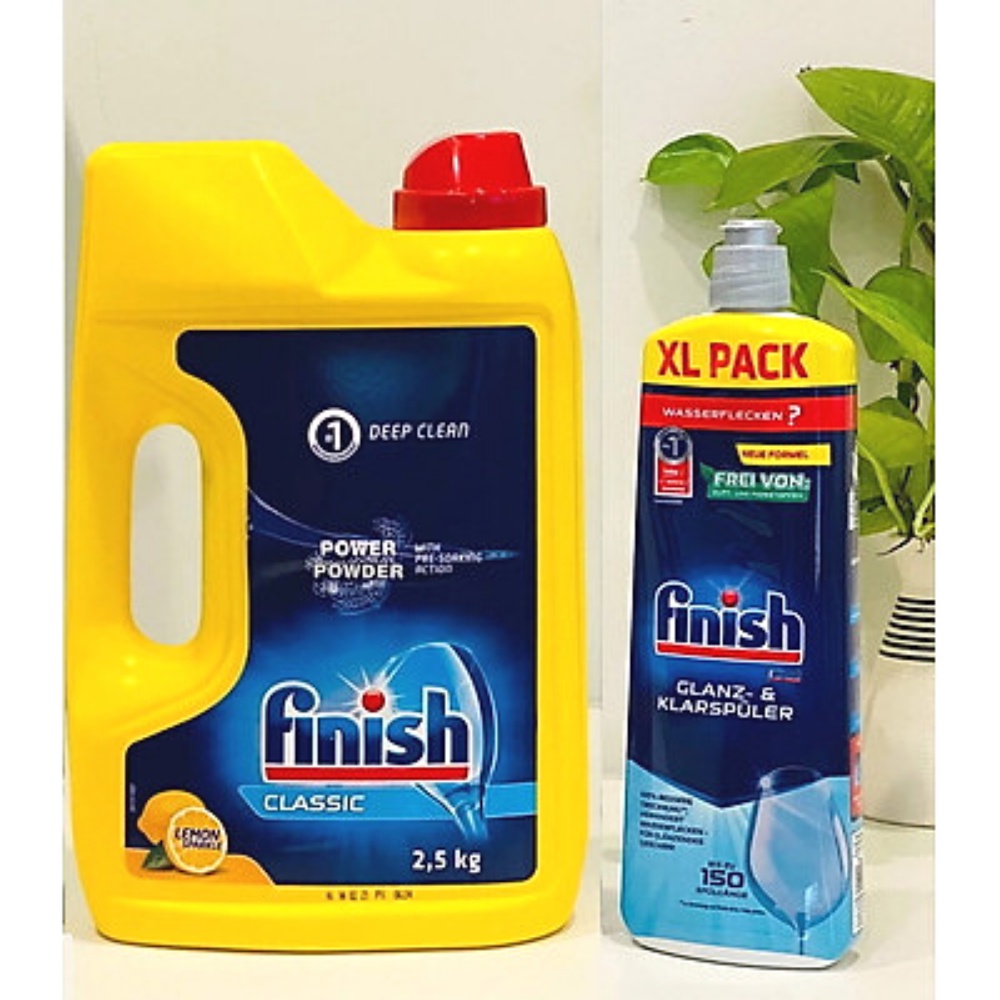 Bột rửa bát Finish Classic 2.5 kg hương chanh