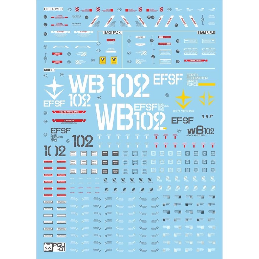 Mô Hình Nhân Vật Gundam Yuanzu 2.0 Tỉ Lệ 1 / 60 RX-78-2 PGU RX78