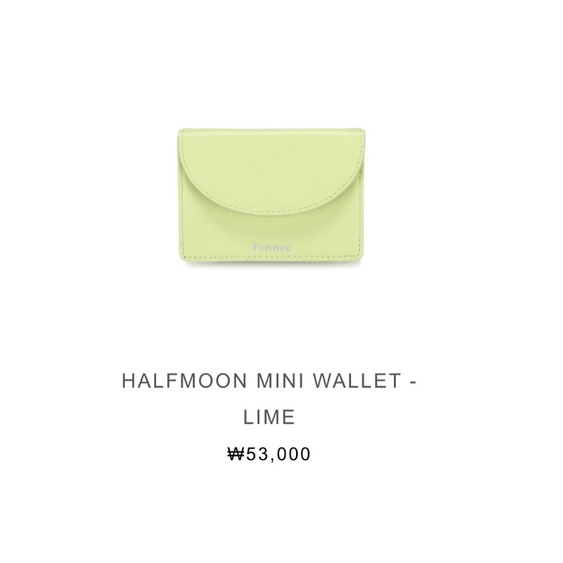 VÍ FENNEC HALFMOON MINI WALLET