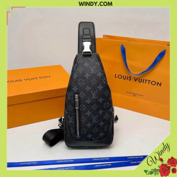 Túi đeo chéo nam Lv đeo đi chơi cá tính họa tiết sang trọng túi nam quảng châu cao cấp Windy.com