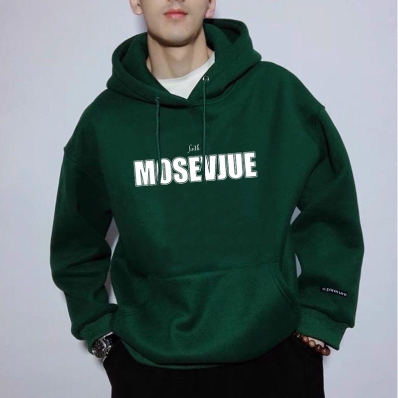 Áo Khoác HOODIE nỉ bông mũ to 2 lớp Unisex form rộng MOSEVJUE | BigBuy360 - bigbuy360.vn