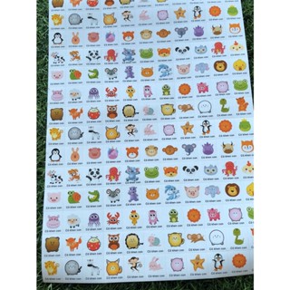  "CÔ KHEN CON - ĐỘNG VẬT NGỘ NGHĨNH" - Sticker khen thưởng học sinh 