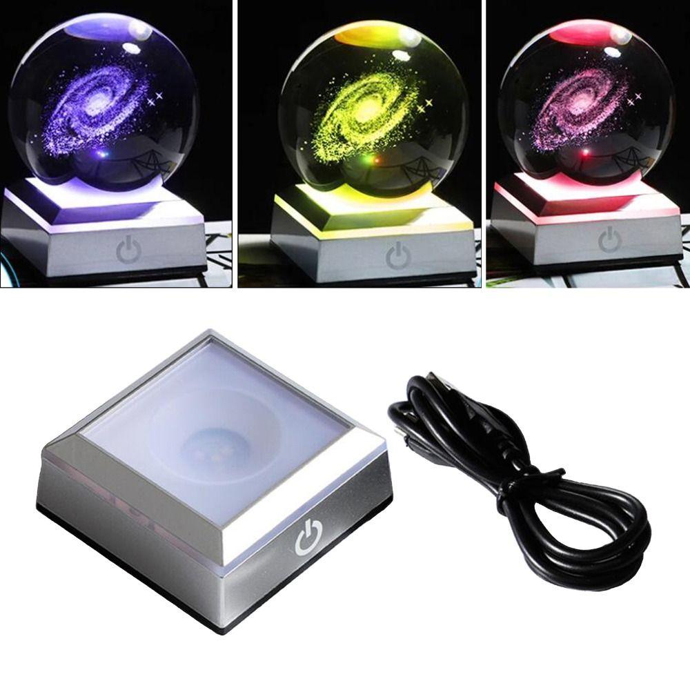 Đế Đèn LED BORAG USB 3D|Tượng Trang Trí Hình Tượng Phật|Đế Bóng Tròn Chuyên Dụng Chất Lượng Cao