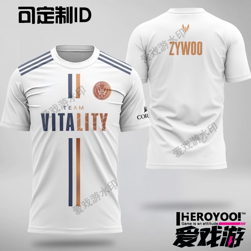 Đồng Phục Đội Tuyển Esports Pháp ZYWOO Ngắn Tay Tùy Chỉnh Sức Sống SHOX CSGO