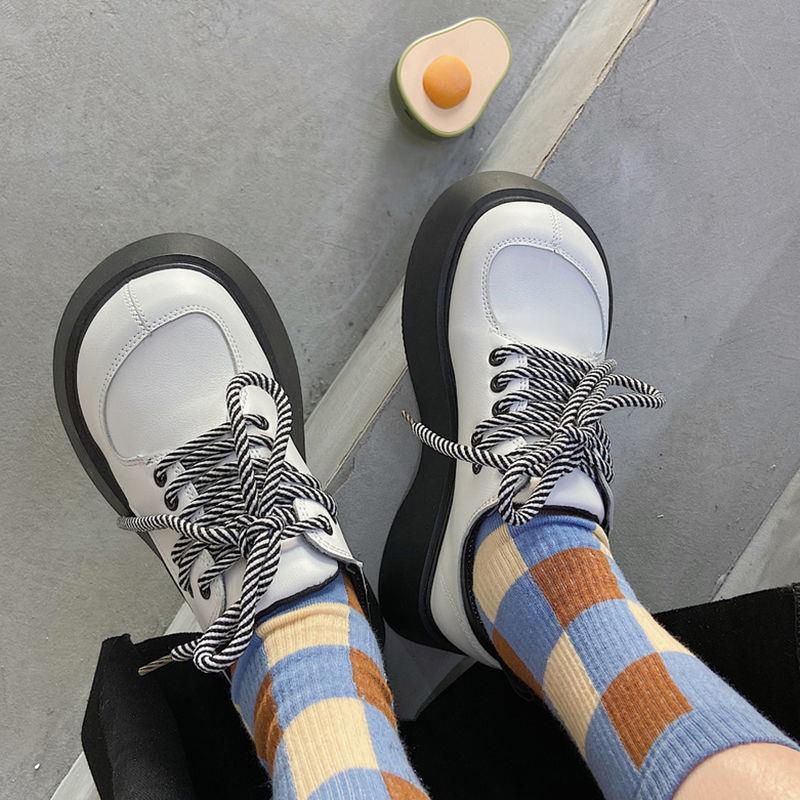 Giày Lười Da Oxford Đế Dày Phong Cách Nhật Bản Thời Trang Mùa Xuân Cho Nữ