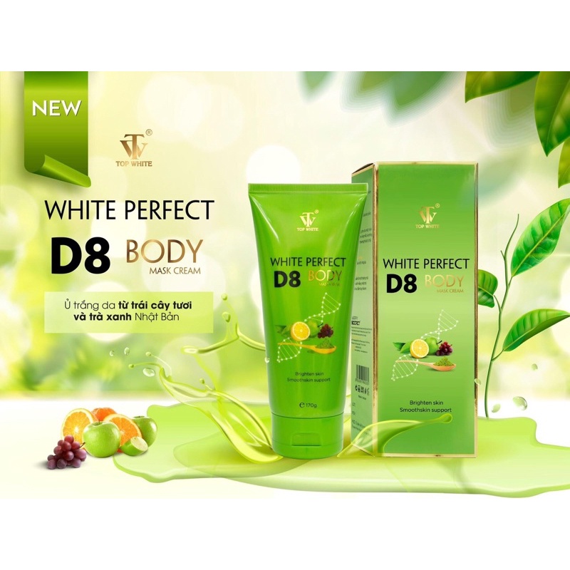 Ủ Trắng Da Toàn Thân D8