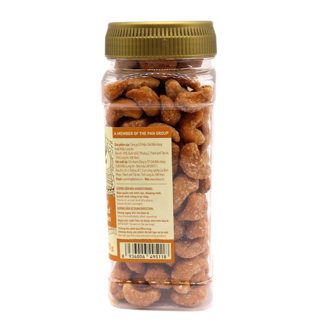 Hạt Điều Mật Ong 270g LAFOOCO Honey roasted cashew nuts