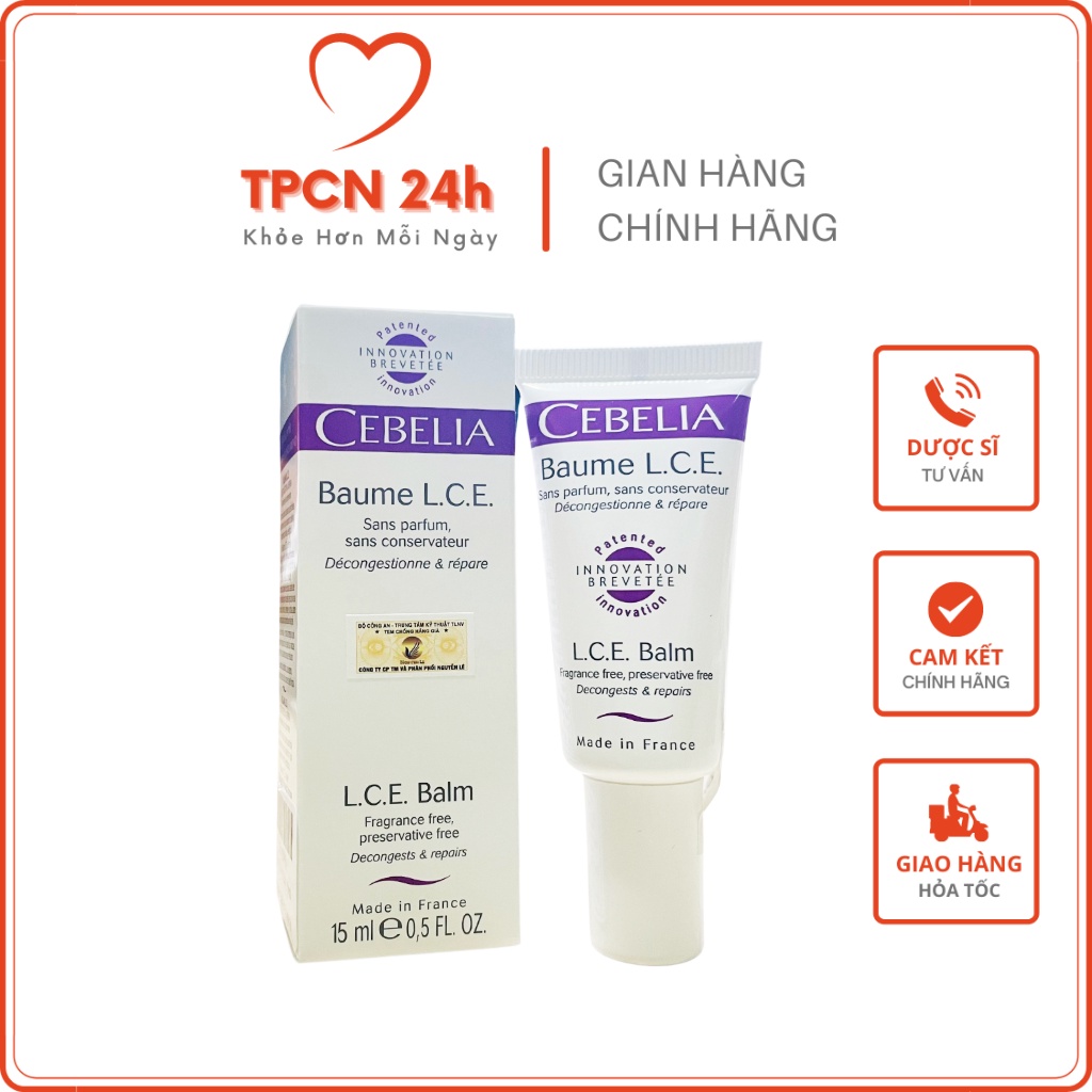 Cebelia LCE Balm - Gel làm lành vết thương, giảm thâm tím, phù nề